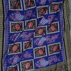 ikat woven saree